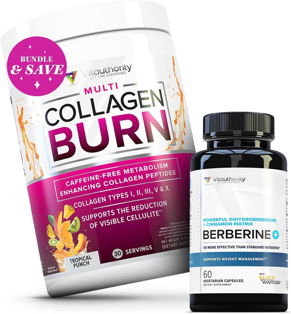 Vitautorial Multi Collagen Burn Tropical Punch og Berberine