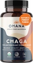 Aloha Medicinals Chaga, Antioxidant Mushroom Supplement, Hjælper Balance Metaboliske systemer og immunforsvar, pakke med 1, 90 kapsler Hver