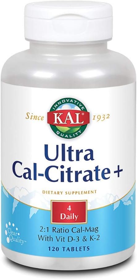 Kal Ultra Calcium Citrate Plus tabletter, 120 Tæl