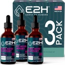 E2H Urisyre Support - Tart Cherry og Devil 's Claw - Understøtter Urisyre Sundhed og Nyre funktion Non-GMO - Vegan - (3 flasker)