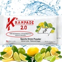Krampade Kalium Magnesium Supplement Elektrolyter Pulver - 50 mg Mag + 2000 mg K, > 2X mere end kokos vand
