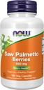 Now Foods Supplements, Saw Palmetto Berries (Serenoa repen) 550 mg, Herresundhed *, 100 Veg kapsler