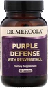 Dr. Mercola, lilla forsvar med Resveratrol, 90 kapsler
