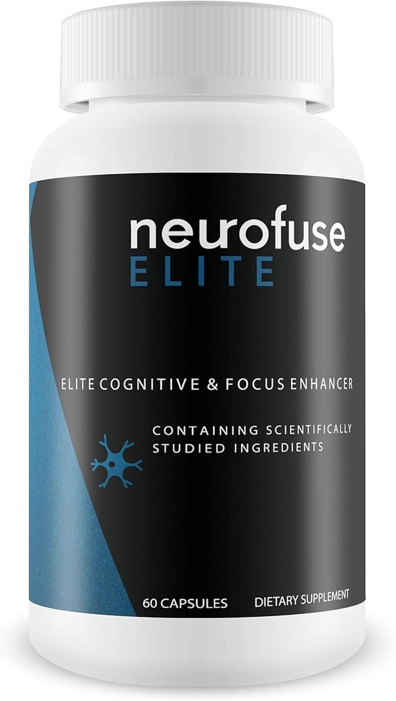 Elite kraftfuld Focus & Memory Nootrop Pill - Premium Kognitiv Health Formel til støtte hukommelse, Kognitiv funktion, Fokus & Klarhed - Hjælp med at reducere hjerne tåge & træthed