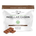 Muskel Feast Græs Fed Micellar Casein Protein Powder, Pastur Raised & Hormone Free, Slow Digesting Casein Protein - Understøtter Overnight Muscle Recovery, Gluten Free Protein Powder - Chokolade, 4lb
