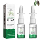 Ny Opgradering Organic Herbal Lung Cleanse Reparation Spray, Onnature Herbal Spray Cleansing Lung, Lung Cleansing Spray Support til Lung Detox til Rygere (2PCS)