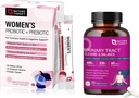 NATURE TARGET Probiotics for Women Digestive Health & Urinary Tract Health with D Mannose & Cranberry