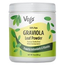 Graviola Soursop Leaf Powder - Den enkelte oprindelse, True Green, Organic Graviola Leaves Powder - genert tørret & høj potens Soursop med kraftfulde antioxidanter, Vitamin - Ingen sukker, non-GMO, 8 oz