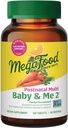 MegaFood Baby & Me 2 Postnatale vitaminer til kvinder Amning med folat (Folinsyre naturlige form), Cholin, jod, D-vitamin, Moringa Leaf og mere - 120 Tabs (60 Servere)