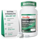 TIME-CAP LABS, INC. Timely Extra Strength Heache Relief - Acetaminophen med Aspirin & Koffein (200 Caplets) - Hovedpine, Migræne & Ryg og Body Pain & Muscle Aches - Extra Strength - Made in USA