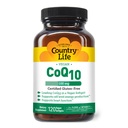 Country Life Simply CoQ10, Understøtter hjerte funktion, 100mg, 120 Softgel, Certified Gluten Free, Certified Vegan...