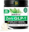Zenwise Health ZenGLP-1, Natural GLP-1 med stofskifteprobiotika til at hjælpe med at kontrollere sult & Cravings og støtte fordøjelsessygdomme - GLP-1 Supplement Support til kvinder og mænd - 30-dages servering