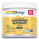 SOLARAY Magnesium Glycinat Powder 350 mg - Unflavored Magnesium Powder - Magnesium supplement for ben, muskel, og afslapning Support - Vegan, Non- GMO, 60- dag garanti - 50 Servering, 6 OZ