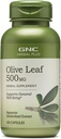 GNC Herbal Plus Olive Leaf 500mg tillæg, Vegetarisk, Understøtter General Well- Being, 100 Servering