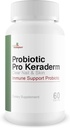 Probiotisk Pro Keraderm - Probiotisk immunforsvar - Målrettet Nail & Skin Formel til at fremme sunde toenails & Feet - Hjælp Foot Hygiene fra Inside Out - Hjælp Reparation & Stimulere Clear Nail vækst