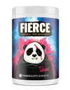 Underground Bio Labs Panda Supps Fierce: Natural Pre- Workout med Zero Kunstige Ingredienser og 300mg naturligt sourced koffein til ren energi og fokus (30 Servere) (Fierce Berry)