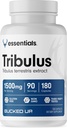 Bucked Up Tribulus 1500mg Per Servering, Essentials (90 Servere, 180 Kapsler)