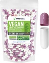 XPRS Nutra Størrelse 0 Tomme kapsler - 500 Tomme Veganske kapsler - Vegetariske piller - DIY vegetabilsk påfyldning - Veggie Pill Caps til Do- It- Yourself Kosttilskud (Lavendel / Hvid)