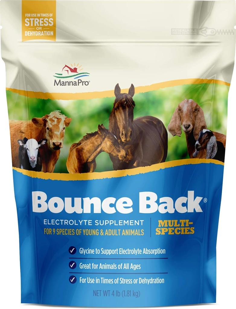 Manna Pro Bounce Tilbage, 4 LB