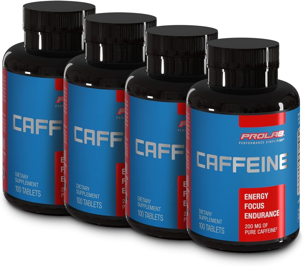 ProLab Coffein Tablets 100 Count (100 Count (pakke med 4))