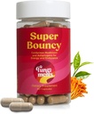 Fungiments Super Bouncy - Svampe supplement - Cordyceps svampe, grøn te, Ginseng - Energi og fokus (60 kapsler)