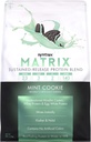 Syntrax Nutrition Matrix Protein Powder, Sustained- release Blend, Mint Cookie, 5 lbs. Real Cookie stykker