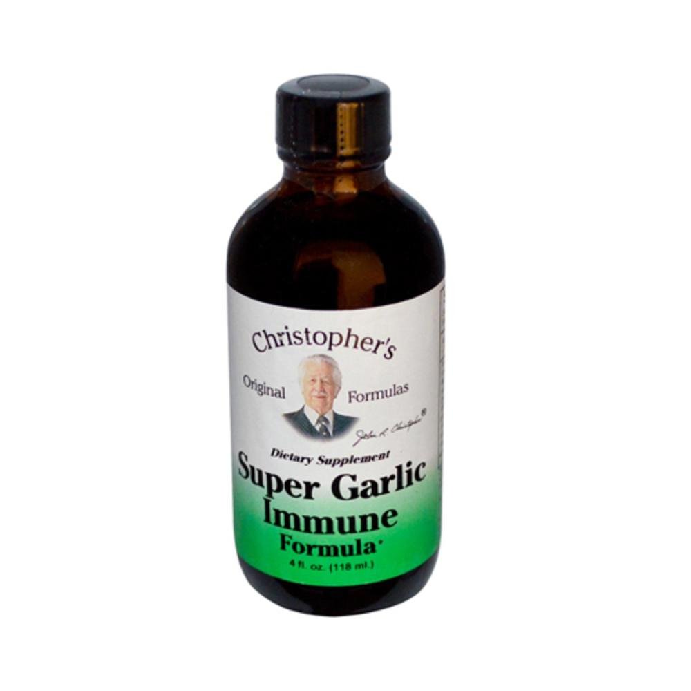 Dr. Christopher 's Formulas Super hvidløg immun- 4 oz