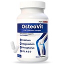 OsteoVit 5- in-1 Calcium 120 faner Multivitamin: Calcium, Magnesium, Phosphorus, Vitamin D3 & A - Knoglestyrke & Fleksibilitet *, Non- GMO Gluten Free