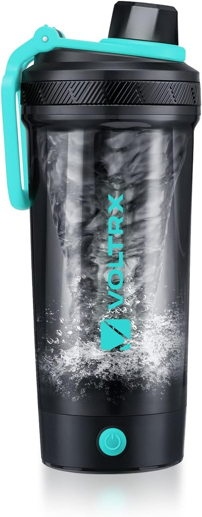 VOLTRX Shaker Flaske, Gallium USB C Genopladelig Elektrisk Protein Mixer, Shaker Cups til Protein og Meal Erstatning Shakes, BPA Free, Lavet med Tritan, 24oz