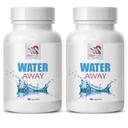 Naturlig støtte - WATER AWAY - wellness, Diuretic formel, Vand støtte, Naturlig væskebalance, Diuretic kapsler, flydende balance, Naturlig vanddrivende blanding, vandbalance, Diuretic 2 Flaske 120 Caps