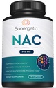 Premium NAC supplement N- acetyl cystein - 750mg Per kapsel - understøtter lever, detox immunforsvar, cellular og respiratorisk sundhed - 90 N Acetyl cystein kapsler