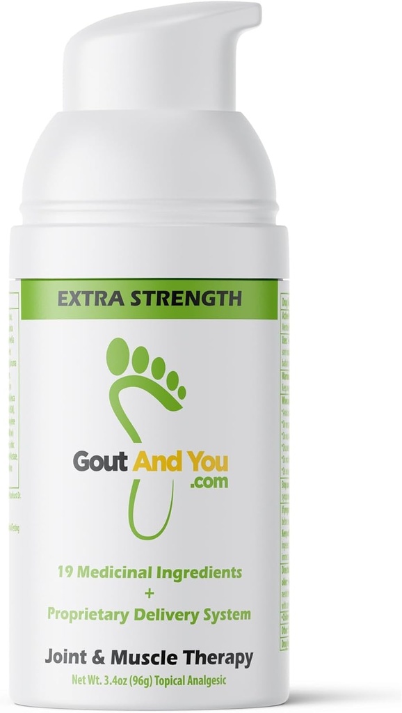 Extra Strength Joint Discomfort Relief Cream for Joint Flare-Ups, Tendon, Muscle Ache - Fast Acting Joint Discomfort Relieving Rub with 19 Ingredients