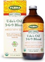 Flora Udo 's Oil 3- 6- 9 Blend - Vegan Omega-3 & Omega- 6 Oil - Indeholder organisk kokosolie, hørfrøolie & mere - Hold nedkølet - 17 fl. oz.
