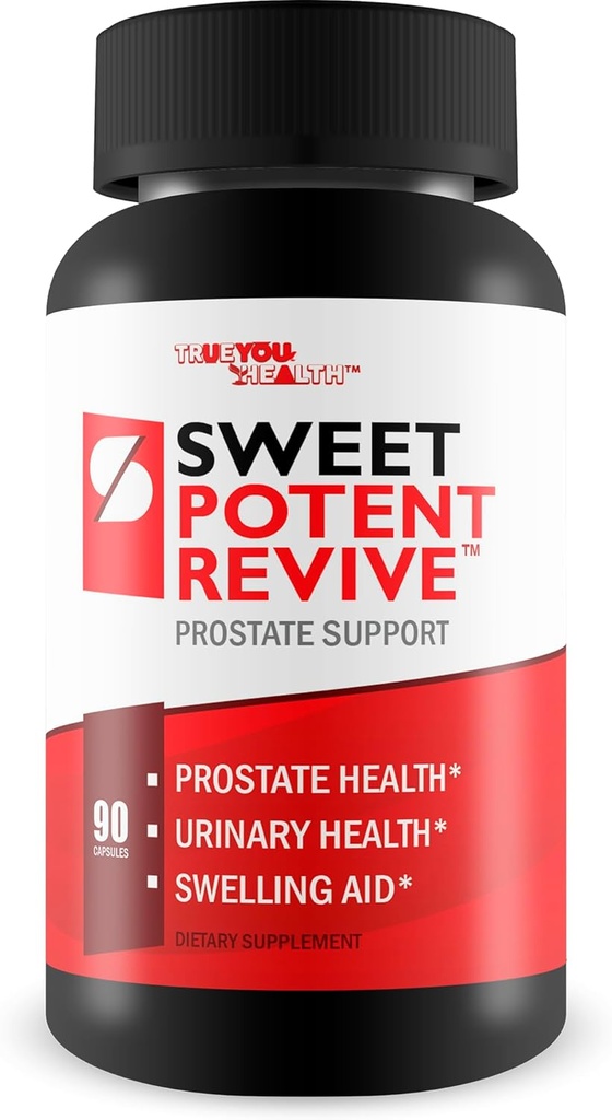 Sweet Potent Revive - vores bedste prostata support supplement til mænds sundhed - Avancerede prostata kosttilskud til mænd - Prostata kosttilskud til mænd prostata piller til prostata sundhed