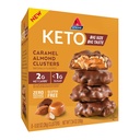 Atkins Caramel Mandel Clusters, Gluten Free, High in Fiber, 1g Sugar, 2g Net Carb, Keto Friendly, 8 Greve