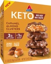 Atkins Caramel Mandel Clusters, Gluten Free, High in Fiber, 1g Sugar, 2g Net Carb, Keto Friendly, 8 Greve