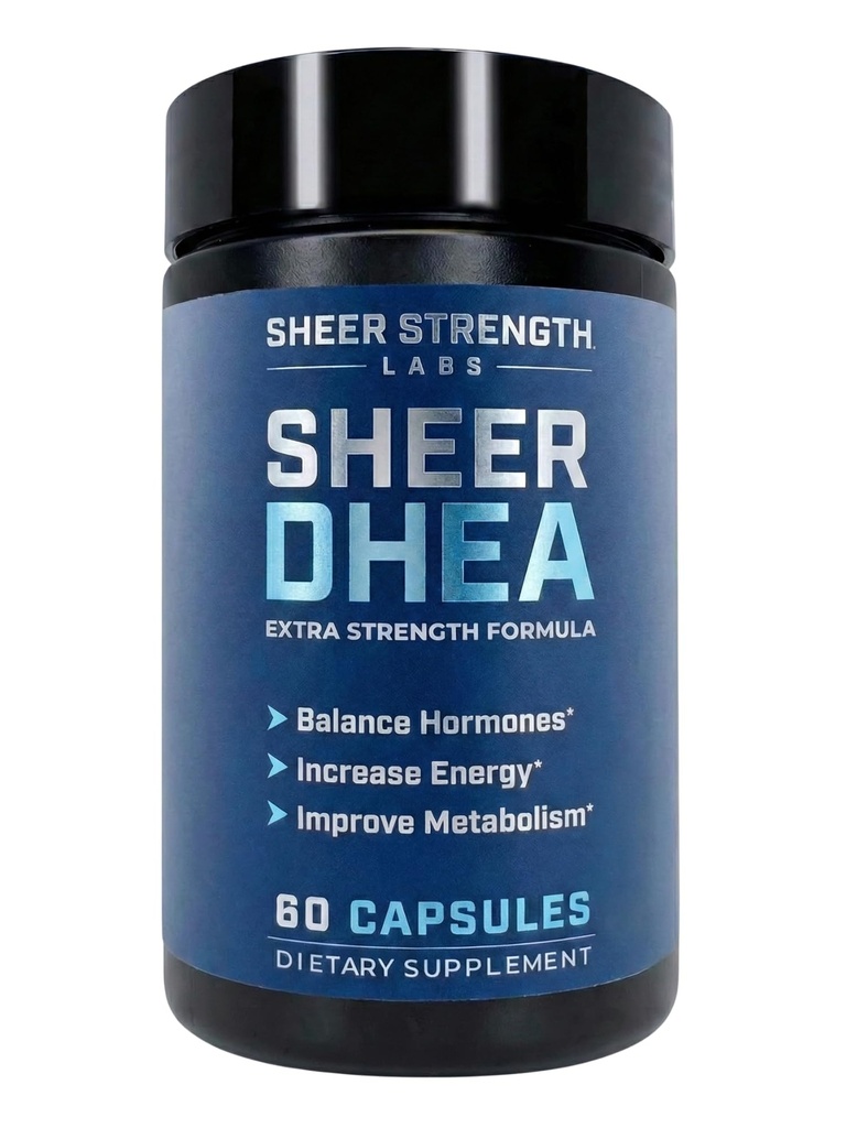 DHEA Supplement for mænd DHEA 100mg - Pure DHEA Supplement for mænd for styrke og hormon balance - DHEA for kvinder og mænd - High Renhed Enhanced Absorption 60 SV USA