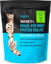 LEGION Whey + Protein Whey Isolate from Grass Fed Cows - Whey Protein Isolate Powder Low Calorie, Non- GMO, Sugar Free, Lactose and Gluten Free, All Natural Protein Powder for Men & Women, 30 Servere