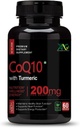 Generisk Viva High Absorption CoQ10 med gurkemeje - Antioxidant Nutritional Supplements, Heart Health & Sund Hjerne Funktion - Ubiquinol til Mitokondriel Sundhed - 200mg 60 Kapsler
