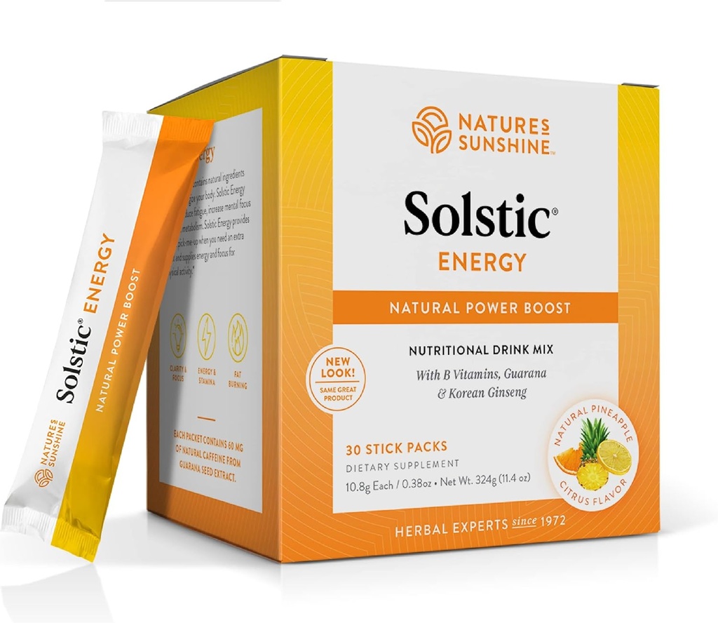 Naturens solskin Solstic Energy, 0.14 Ounce hver, 30 Greve (pakke med 1)