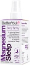 BetterYou Magnesium Sleep Body Spray - Afslappende tematisk Magnesium og Essential Oil Spray - Lavendel og Kamille - fremmer bedre søvn - 3.38 oz
