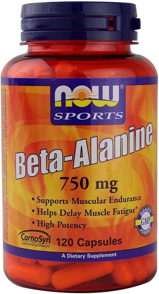 Nu fødevarer Beta Alanine 750 mg- 120 kapsler