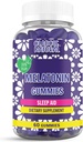 Oladole Natural Sleep Complex 86mg Extra Strength Melatonin, L- Theanin, Passiflora, 5- HTP, Ghana Seed Extractions 124; Sleep Support fremmer afspænding og falder hurtigere - 60 Gummies, Grape Flavor