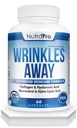NutraPro Anti Wrinkle og ageløse hudvitaminer - dermal reparation kompleks til hud reparation med Collagen & Resveratrol & Alpha - Liposyre & hyaluronsyre supplement til Renew hud