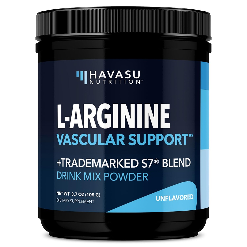 L- Arginin Powder - Nitrogenoxid supplement til mænd og kvinder med L- Citrullin og Beet Root - Pre and Post Workout Support for Endurance and Recovery - Unflavored, 1 Måned Supply (30 Scoops)