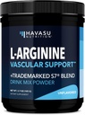 L- Arginin Powder - Nitrogenoxid supplement til mænd og kvinder med L- Citrullin og Beet Root - Pre and Post Workout Support for Endurance and Recovery - Unflavored, 1 Måned Supply (30 Scoops)