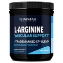 L- Arginin Powder - Nitrogenoxid supplement til mænd og kvinder med L- Citrullin og Beet Root - Pre and Post Workout Support for Endurance and Recovery - Unflavored, 1 Måned Supply (30 Scoops)