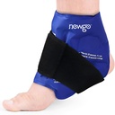 NEWGO Ankle Ice Pack Wrap til Sprained Relief, Ice Pack til Ankle Inuries Genbruges, kold terapi for Ankler Hævelse, Post Kirurgi Inddrivelse - Blå