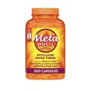 Metamucil, Psyllium Husk Kapsler, 300 Kapsler, 3- in-1 Fiber Supplement, Daily Psyllium Husk Fiber Kapsler Hjælp Støtte fordøjelsessygdomme ved at fremme regelmæssighed *, Hjælp Supplement Daily Fiber Indtag