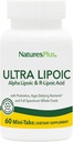 Natures Plus Ultra Lipoic - 60 Bi- Layered Mini- Tabs - Understøtter gratis radical forsvar med probiotika, næringsstoffer & hele fødevarer koncentrat - Gluten Free - 30 Servere